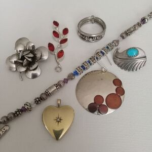 Scrap/repurpose sterling silver jewelry lot